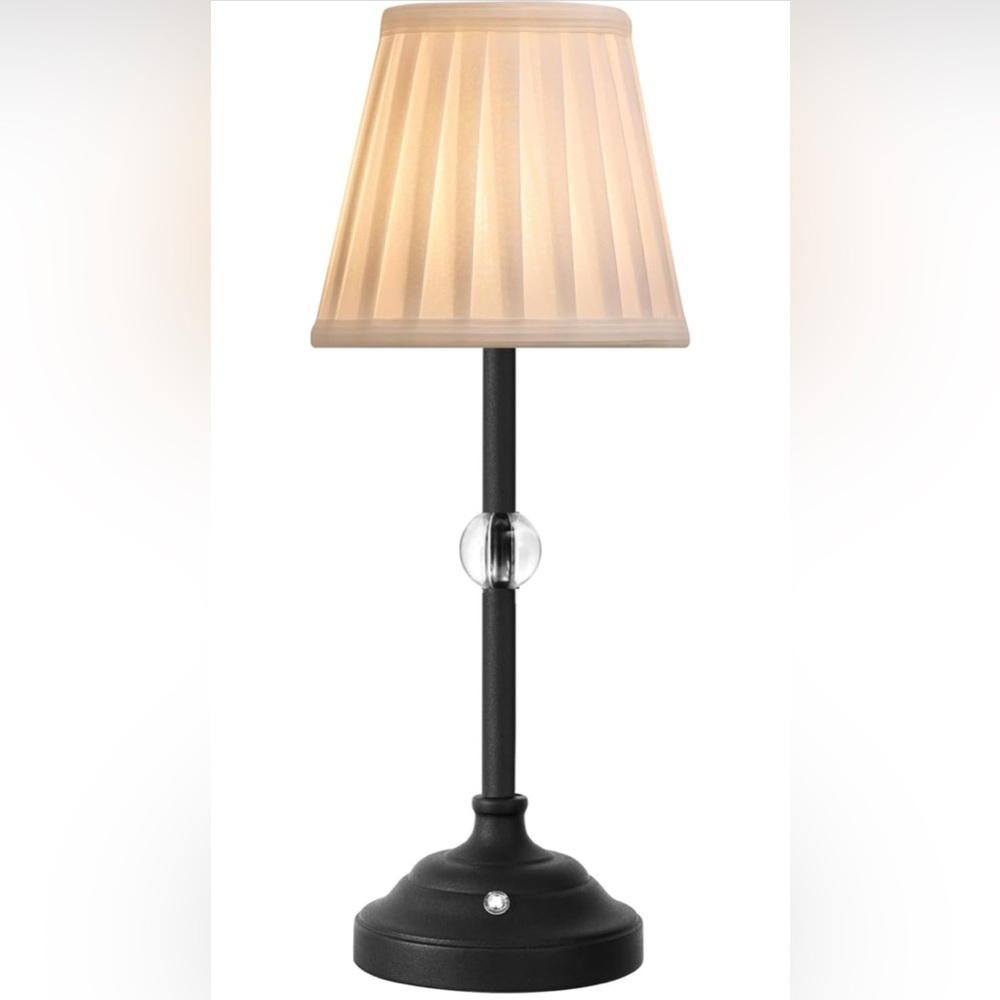 Battery Operated Table Lamp - Small Rechargeable Bedside Lamp,Nightstand Lamps
